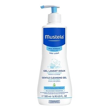 Picture of MUSTELA GENTLE CLEANSING GEL Απαλό αφροντούς για σώμα & μαλλιά 500ml