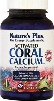 Picture of Nature's Plus Activated Coral Calcium 90 φυτικές κάψουλες