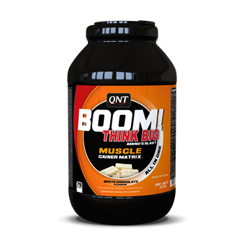 Picture of QNT Boom Muscle Gainer White Chocolate 3kg