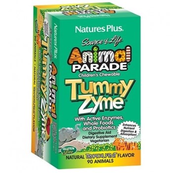 Picture of Natures Plus ANIMAL PARADE Tummyzyme 90chewtabs