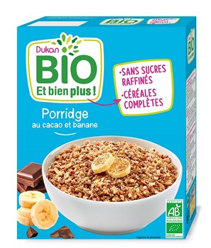 Picture of Dukan BIO Πόριτζ (Porridge) με σοκολάτα & μπανάνα 300gr