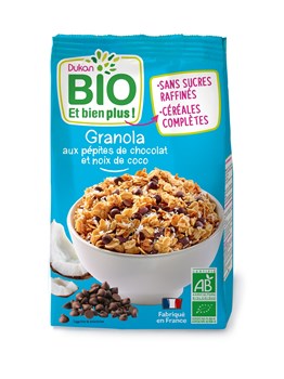 Picture of Dukan BIO Γκρανόλα (Granola) με κομμάτια σοκολάτας & καρύδα 350gr