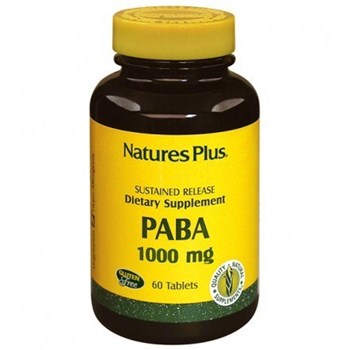Picture of Natures Plus Paba 1000mg 60 tabs