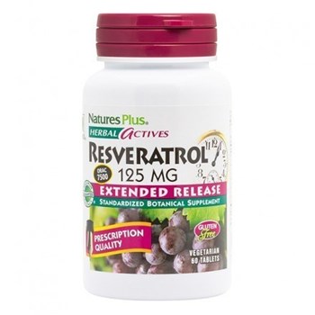 Picture of Natures Plus Resveratrol Extended Release 125mg 60 tabs