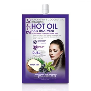 Picture of GIOVANNI COSMETICS 2chic Blackberry & Coconut Hot Oil Hair Treatment, 1.75 oz