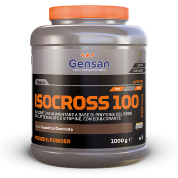 Picture of GENSAN ISOCROSS 100 Protein 1000gr Chocolate
