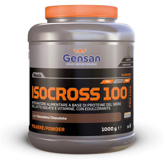 Picture of GENSAN ISOCROSS 100 Protein 1000gr Chocolate