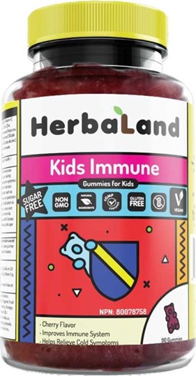 Picture of HERBALAND Kids Immune 90gummies