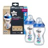 Picture of TOMMEE TIPPEE Closer To Nature μπιμπερό 340ml - μέτρια ροή μπλε 2 τεμαχίων