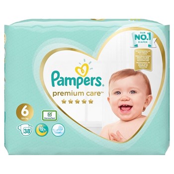 Picture of Pampers Premium Care No.6 (13+kg) 38 Πάνες