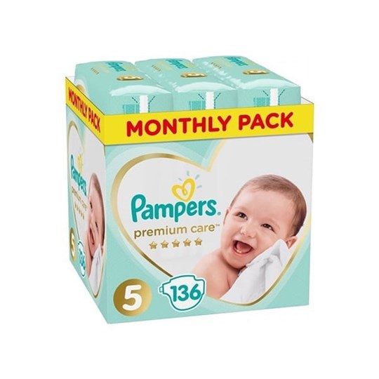 Picture of Pampers Premium Care No.5 (11-16 Κg) 136 Πάνες