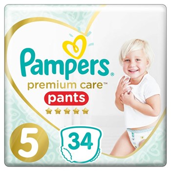 Picture of Pampers Premium Care Πάνες Μέγεθος No.5 (12-17kg) 34 Πάνες