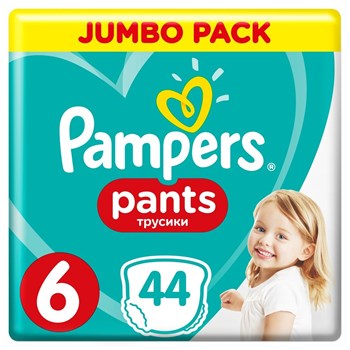 Picture of Pampers Pants Νο.6 (15+ Kg) jumbo pack 44 Πάνες