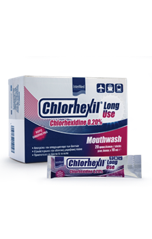 Picture of INTERMED Chlorhexil 0.20% Mouthwash - Long Use sticks 20x10ml