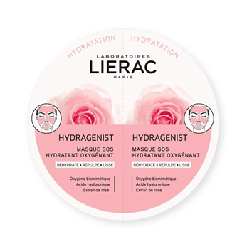 Picture of LIERAC Duo Masks Hydragenist Masque SOS Hydratant Oxygenant 2x6ml
