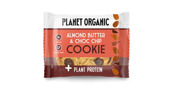 Picture of PLANET ORGANIC Almond Butter & Choc Chip 50gr Protein Cookie