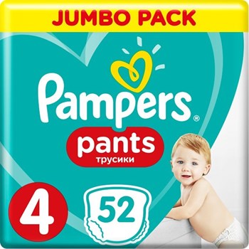 Picture of Pampers Pants No 4 (9-15kg) Maxi 52τμχ