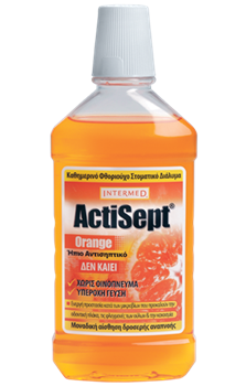 Picture of INTERMED ACTISEPT MOUTHWASH ORANGE 500ML