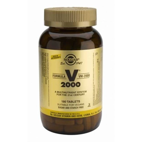 Picture of SOLGAR FORMULA VM 2000 tabs 180s