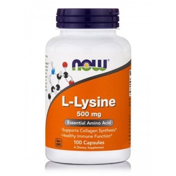 Picture of NOW L-Lysine 500mg 100vegcaps