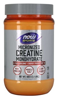 Picture of NOW Creatine Monohydrate Powder, Micronized 500gr