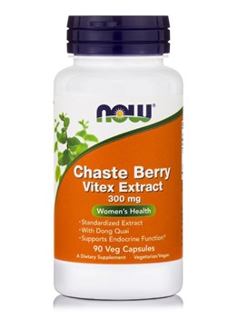 Picture of NOW Chaste Berry Vitex Extract 300 mg 90VegCaps