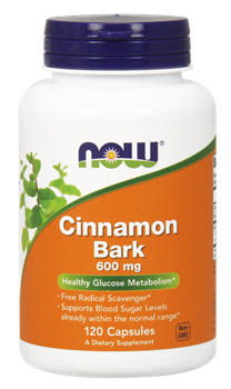 Picture of NOW Cinnamon Bark 600 mg 120Capsules