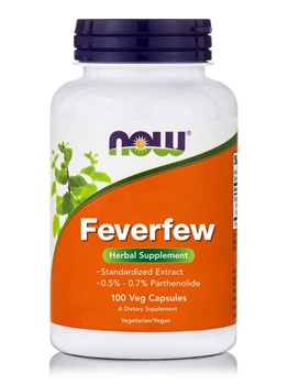 Picture of NOW FEVERFEW 400mg 100 CAPS