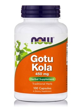 Picture of NOW Gotu Kola 450 mg 100Veg Capsules