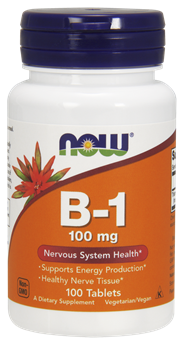 Picture of NOW Vitamin B-1 (Thiamine) 100 mg 100 Tablets