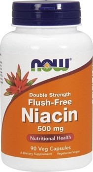 Picture of NOW FLUSH FREE NIACIN 500mg 90vcaps
