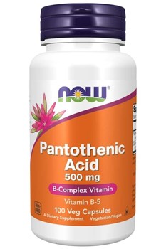 Picture of NOW Pantothenic Acid 500 mg 100Caps