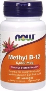 Picture of NOW Methyl B-12 5,000 mcg 60Lozenges