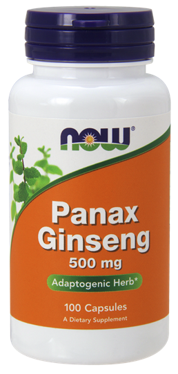Picture of NOW Panax Ginseng 500 mg 100Capsules