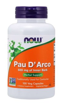 Picture of NOW Pau D' Arco 500 mg 100Veg Capsules