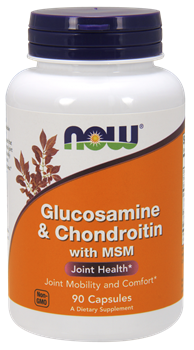 Picture of NOW Glucosamine & Chondroitin With Msm 90caps