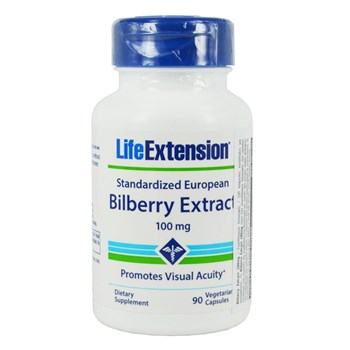 Picture of Life Extension Standardized European Bilberry Extract 100mg 90caps