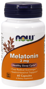 Picture of NOW MELATONIN 3 mg 60 caps