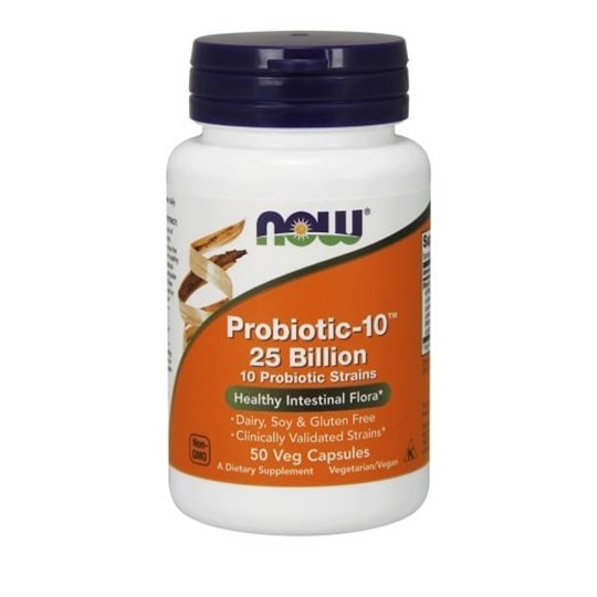 Picture of NOW Probiotic-10™ 25 Billion 50Veg Capsules