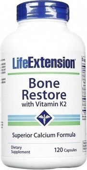 Picture of Life Extension Bone Restore with Vitamin K2 120 CAPS