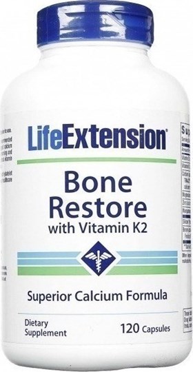 Picture of Life Extension Bone Restore with Vitamin K2 120 CAPS