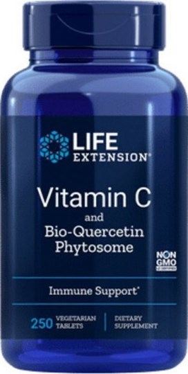 Picture of Life Extension Vitamin C & Bio-Quercetin Phytosome 1000mg 250 φυτικές κάψουλες
