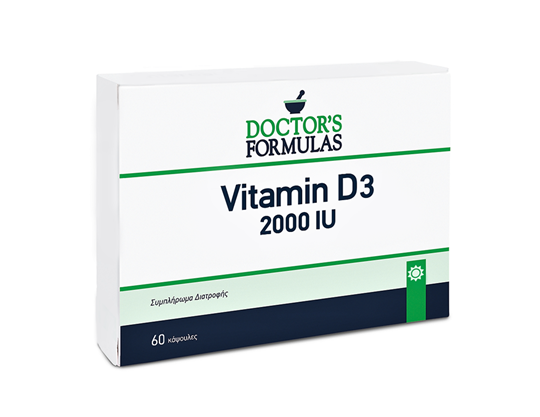 Picture of Doctor's Formulas Vitamin D3 2000iu 60 Κάψουλες