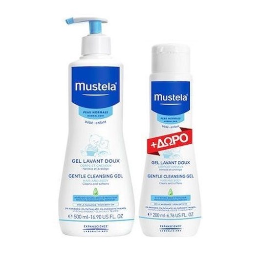 Picture of Mustela Gentle Cleansing Gel-Normal Skin 500ml & Δώρο 200ml