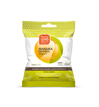 Picture of VITORGAN Pharmalead Cough Candies Manuka Propolis Vitamin C Lemon 40gr