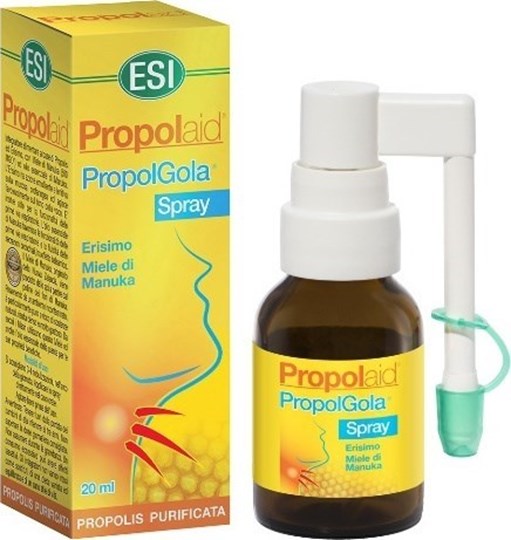 Picture of ESI Propolaid Propol Gola Σπρέι Χωρίς Αλκοόλ με Πρόπολη & Μέλι για το Βήχα & τον Ερεθισμένο Λαιμό 20ml