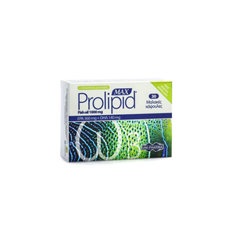 Picture of PROLIPID MAX Fish Oil 1000mg softgels UNI-PHARMA