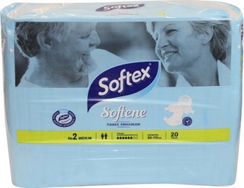 Picture of Softex Softene Open Diapers Medium 20τμχ