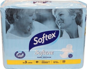 Picture of Softex Softene Open Diapers Large 20τμχ