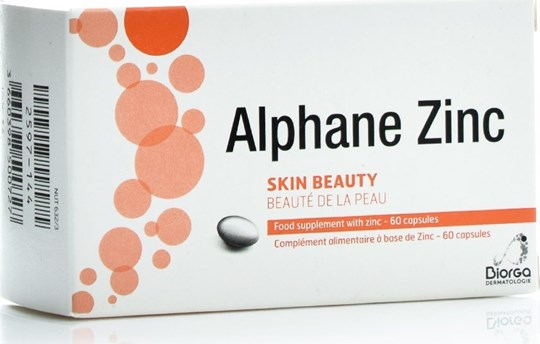 Picture of Biorga Alphane Zinc Skin Beauty 15mg 60caps